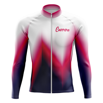 Jersey Ciclismo Manga Larga – Violeta Moderno